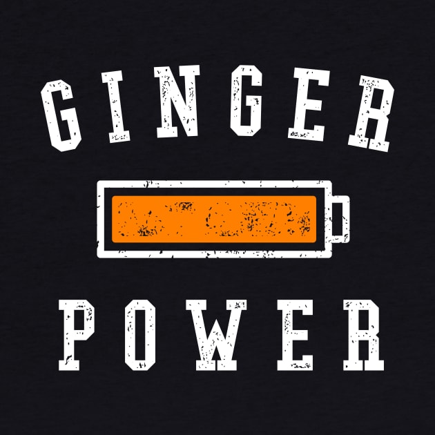 Ginger Power - Funny Ginger Battery by propellerhead